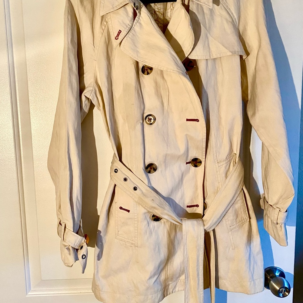 Banana Republic Trench Coat- Made in Italy
